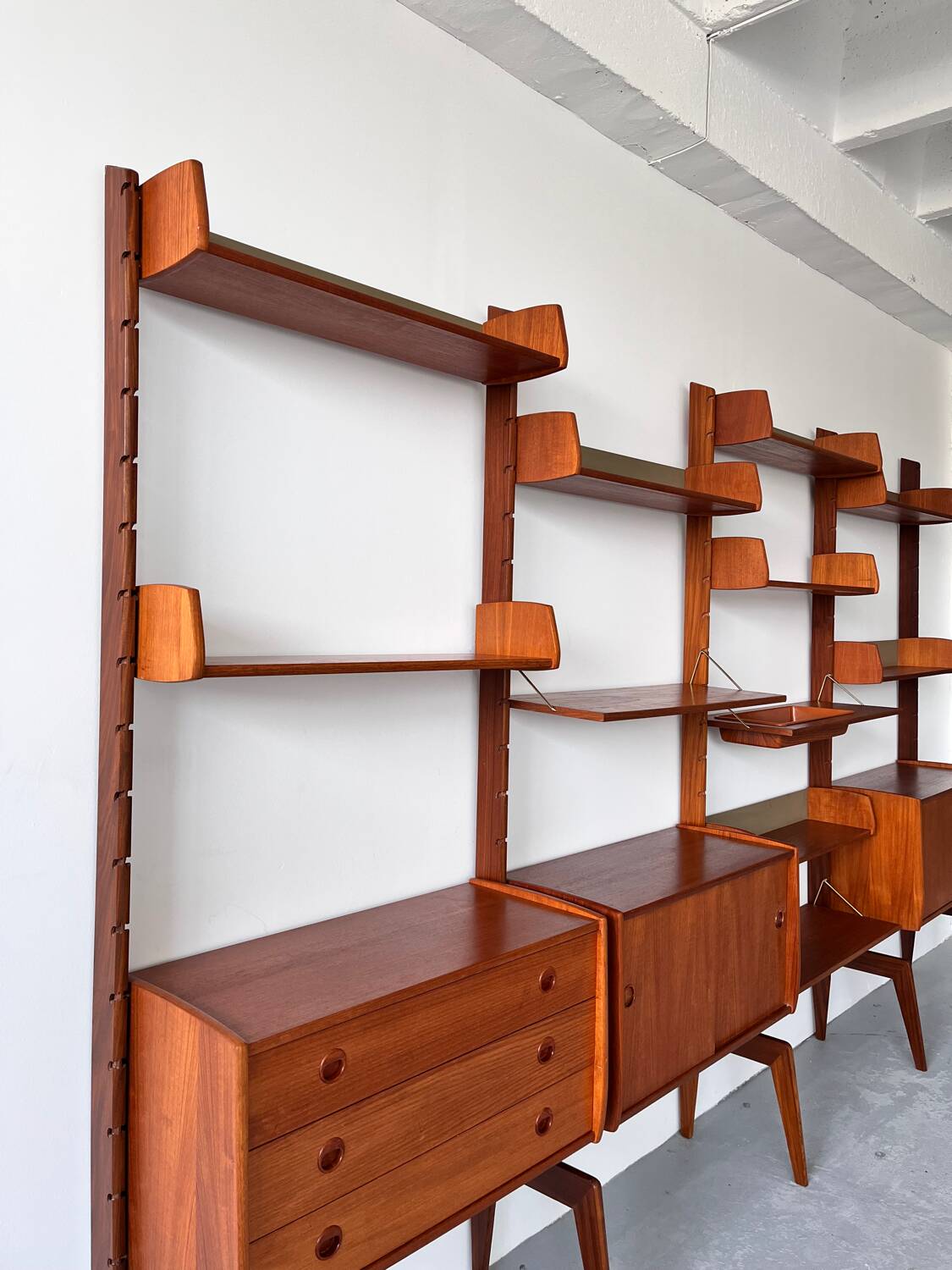 Scandinavian Mid Century Teak Bookcase, Norway 1960’s