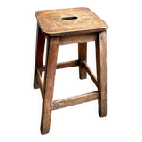 Dark wood stool