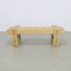 Vintage Low Slatted Bench