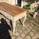 Flat walnut desk