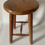 Tabouret en bois clair