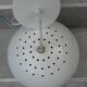 suspension eye ball lacquered white and chrome diameter 26cm