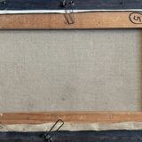 Painting HST "Still life with the bottle" signed M. Lambault (1891-1983)