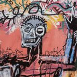 Jean-Michel Basquiat. Numbered color screenprint. 1990s