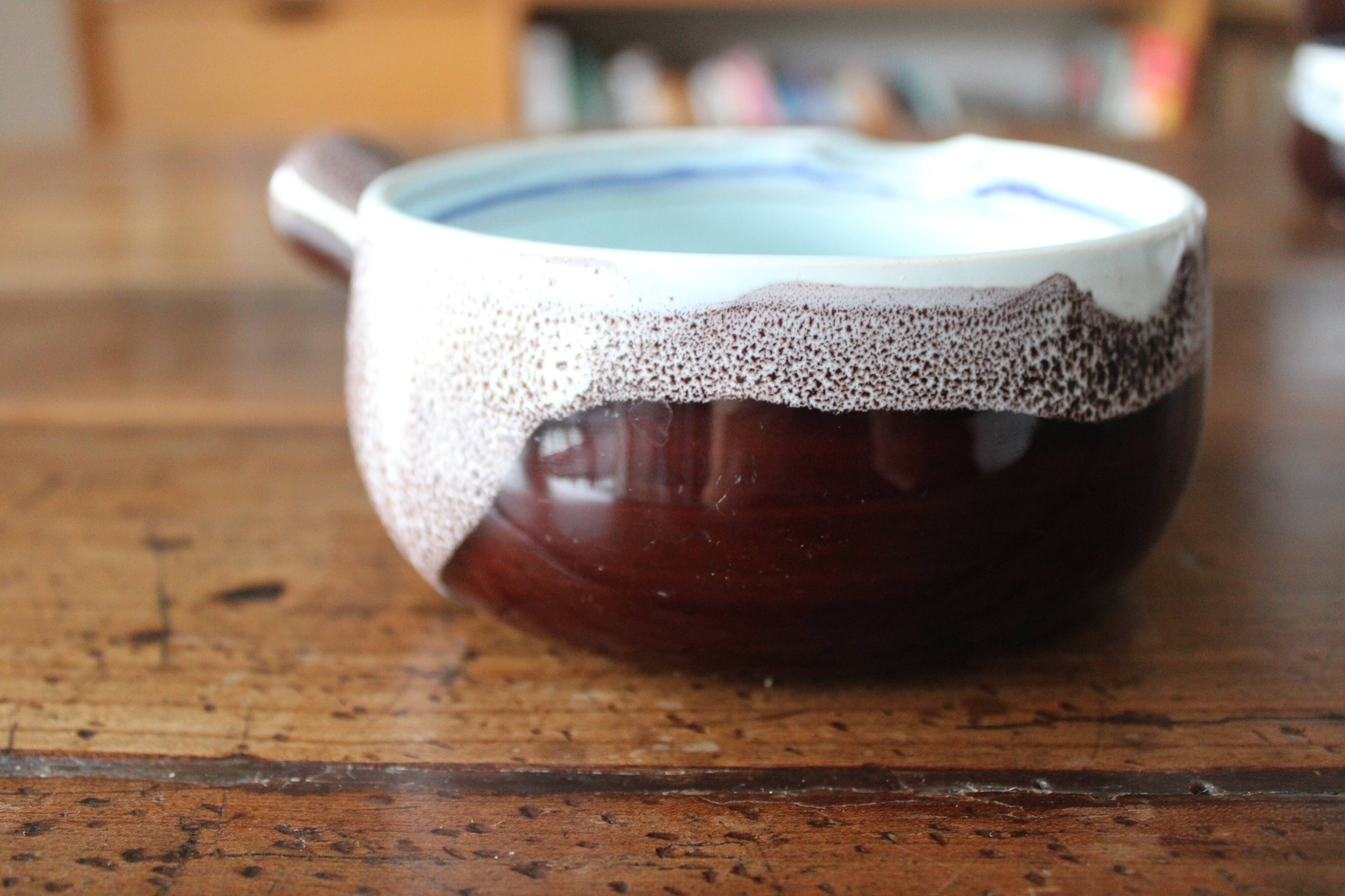 Set of 9 handmade ceramic pans