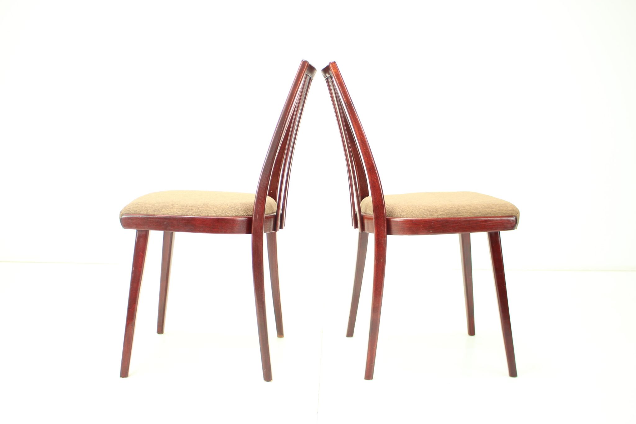 1970s Set of Four Dining Chairs by Jitona, Czechoslovakia