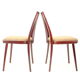 Ensemble de quatre chaises de salle à manger des années 1970 par Jitona Tchécoslovaquie