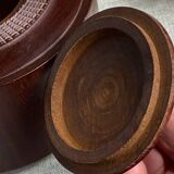 Carved wooden bonbonnière