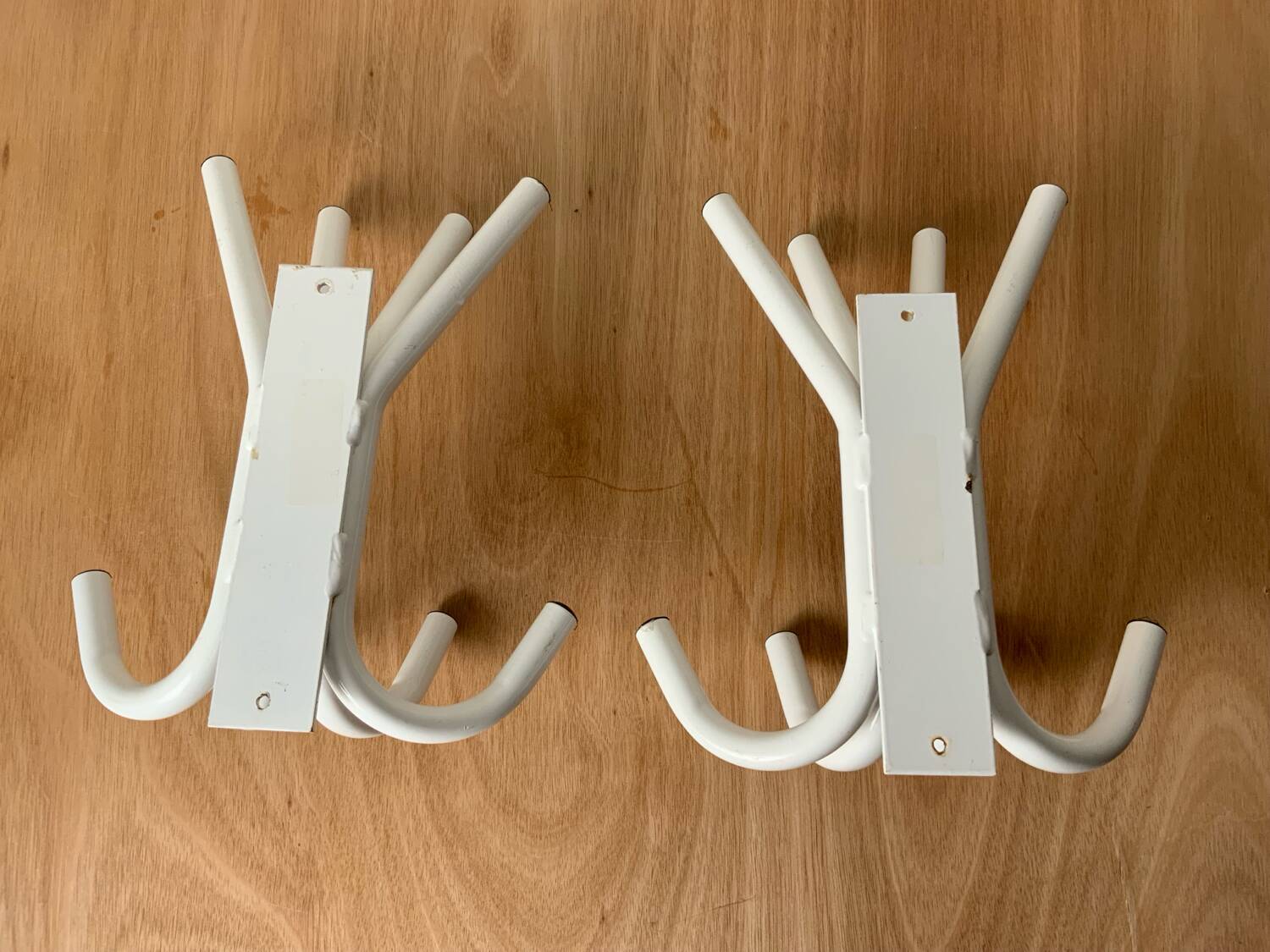 Pair of 70s coat hooks