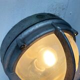 Mid-Century Danish Outdoor Metal Wall Lamp Model Skot by Lauritz Knudsen for Louis Poulsen, 1960s