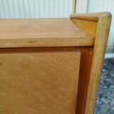 Sideboard with fin sides / compass feet from the 50s/60s