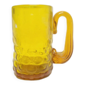 Beer cup by J. Słuczan-Orkusz for Cracow Institute for Glassworks, Poland, 1970s
