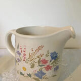 Vintage milk jug and sugar bowl set by Poole Pottery England 1980