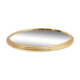 Round brass mirror top