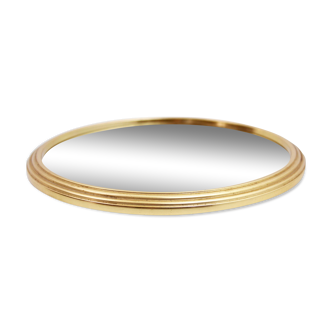 Round brass mirror top