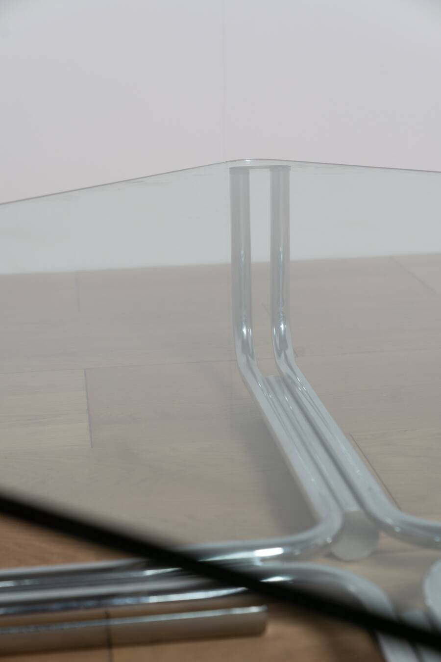 Table basse en verre 100x100x30