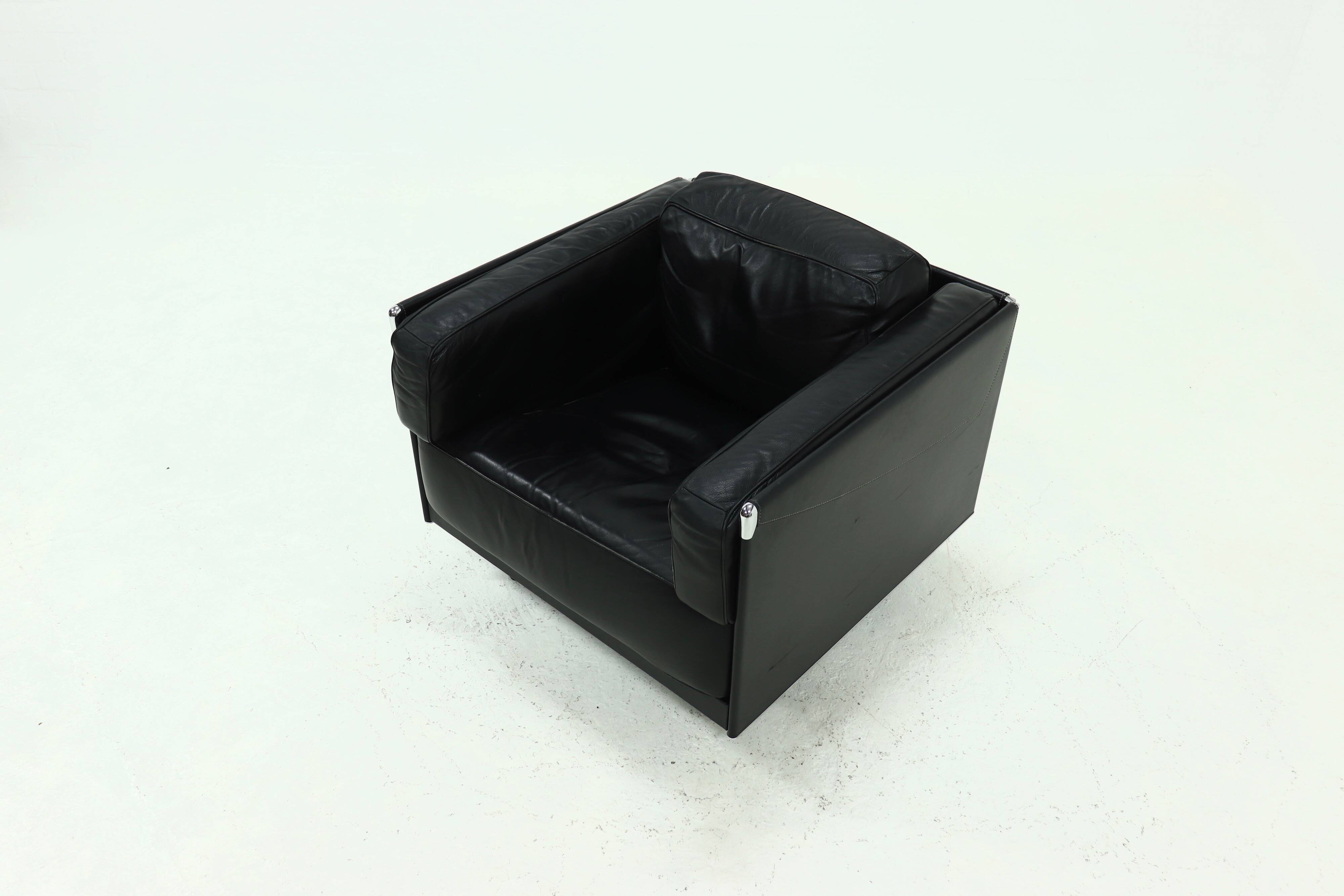 Lounge Chair Model Twice by Pierluigi Cerri for Poltrona Frau 1990s