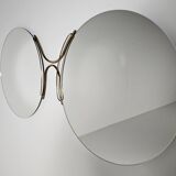 Large modern Italian wall mirror from the mid-20th century.