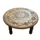 Capron style ceramic coffee table - signed François Chaty 1960s