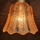 Pair of vintage spike-patterned pendant lights