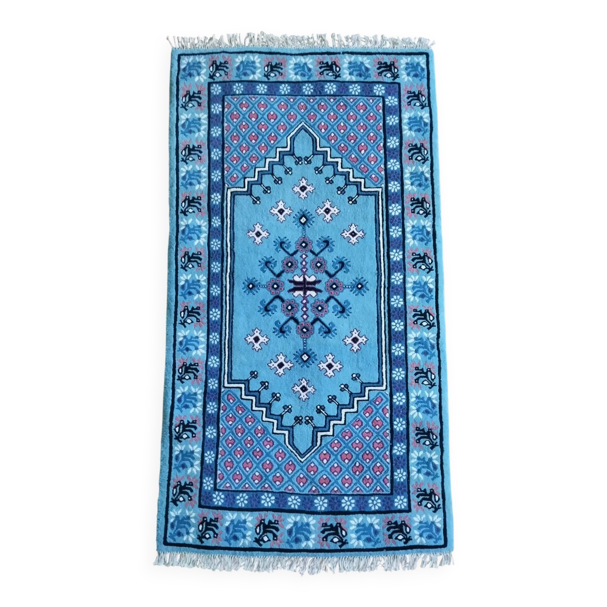 Handmade Kairouan Berber rug 188x103cm