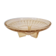 Art deco trinket bowl  thick glass