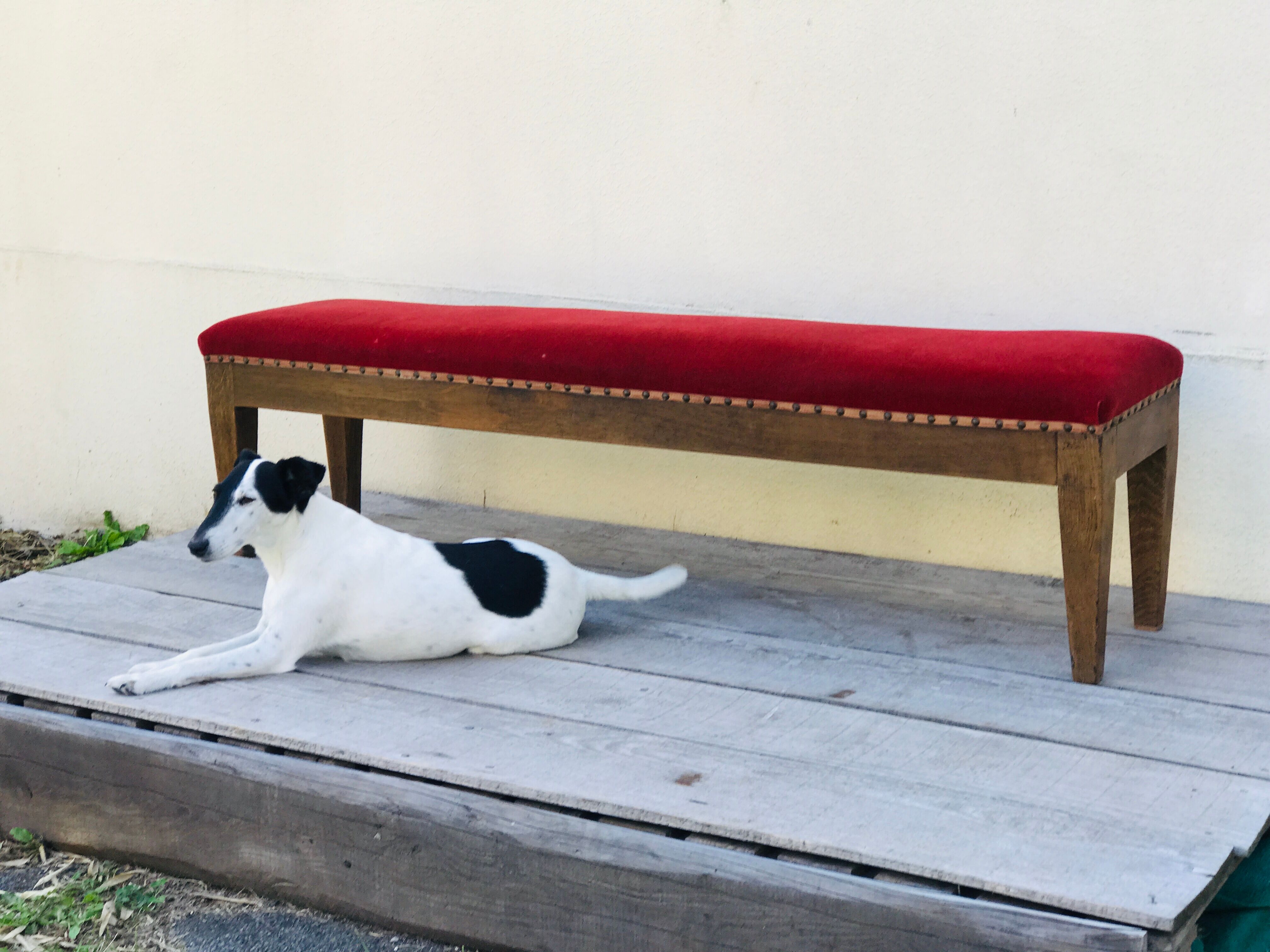 Vintage bistro bench
