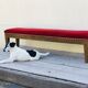 Vintage bistro bench