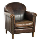 Fauteuil en cuir de mouton