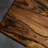scandinavian Danish Modern Low Rosewood Coffee Table by Rasmus Solberg