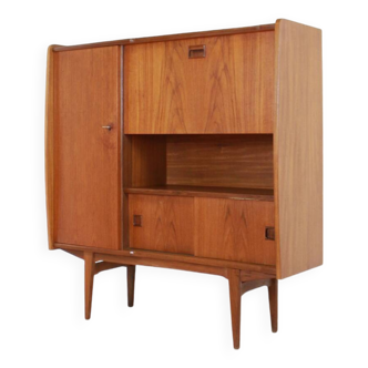 vintage teak highboard