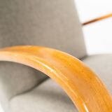 Pair of Bentwood Armchairs by Jindrich Halabala H269, Czech Republic, 1940s