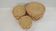 Set of three african raffia basket