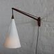 Vintage Teak Lampe Scandi Design Luxus Schweden Mid Century
