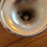 Polished metal vintage Damart soliflore – 20th-century modernist design