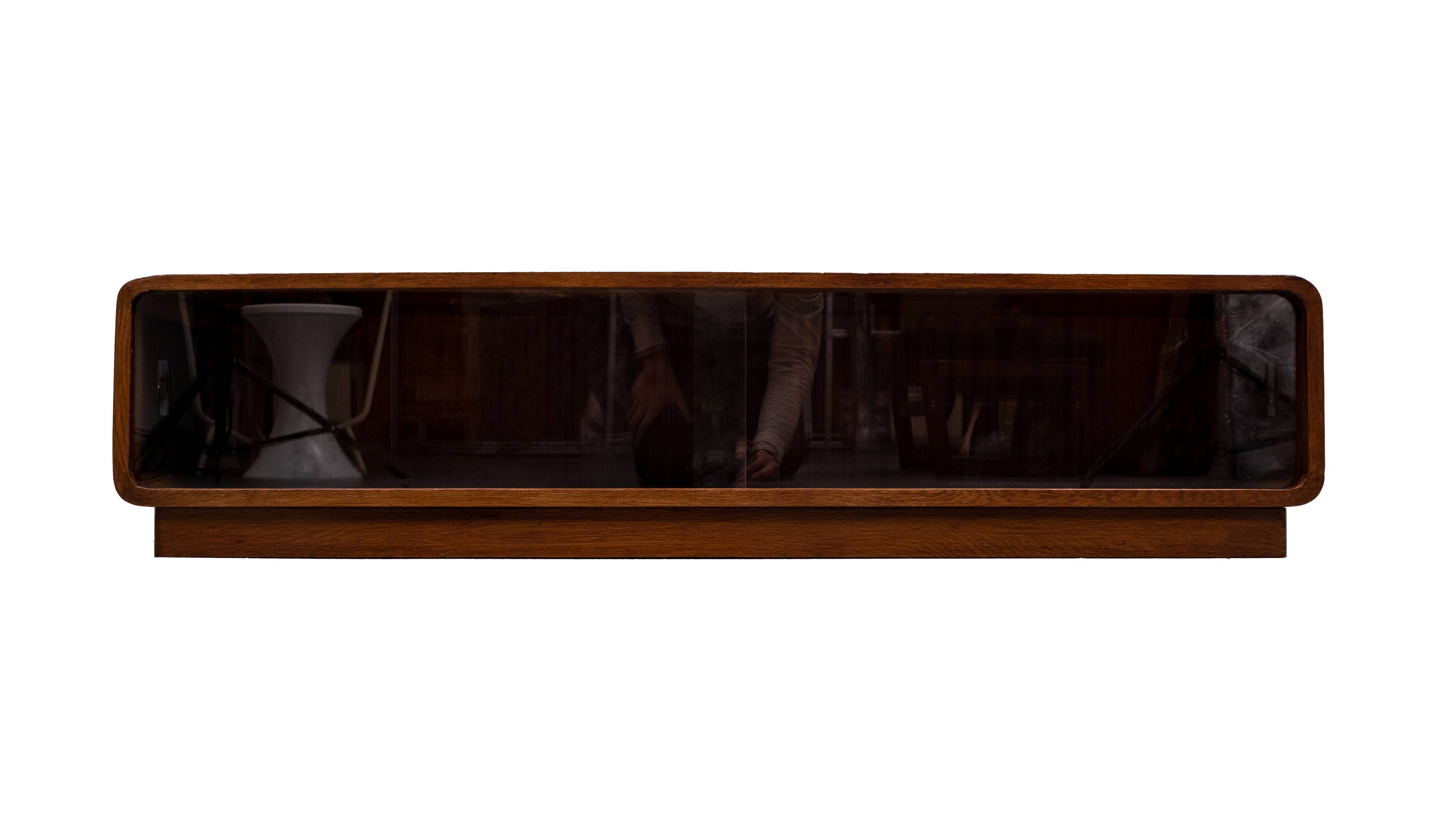 Oak Wood Hanging Cabinet, 1960s