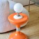 Tabouret Space Age orange dans le style Robur Sgabello Americano