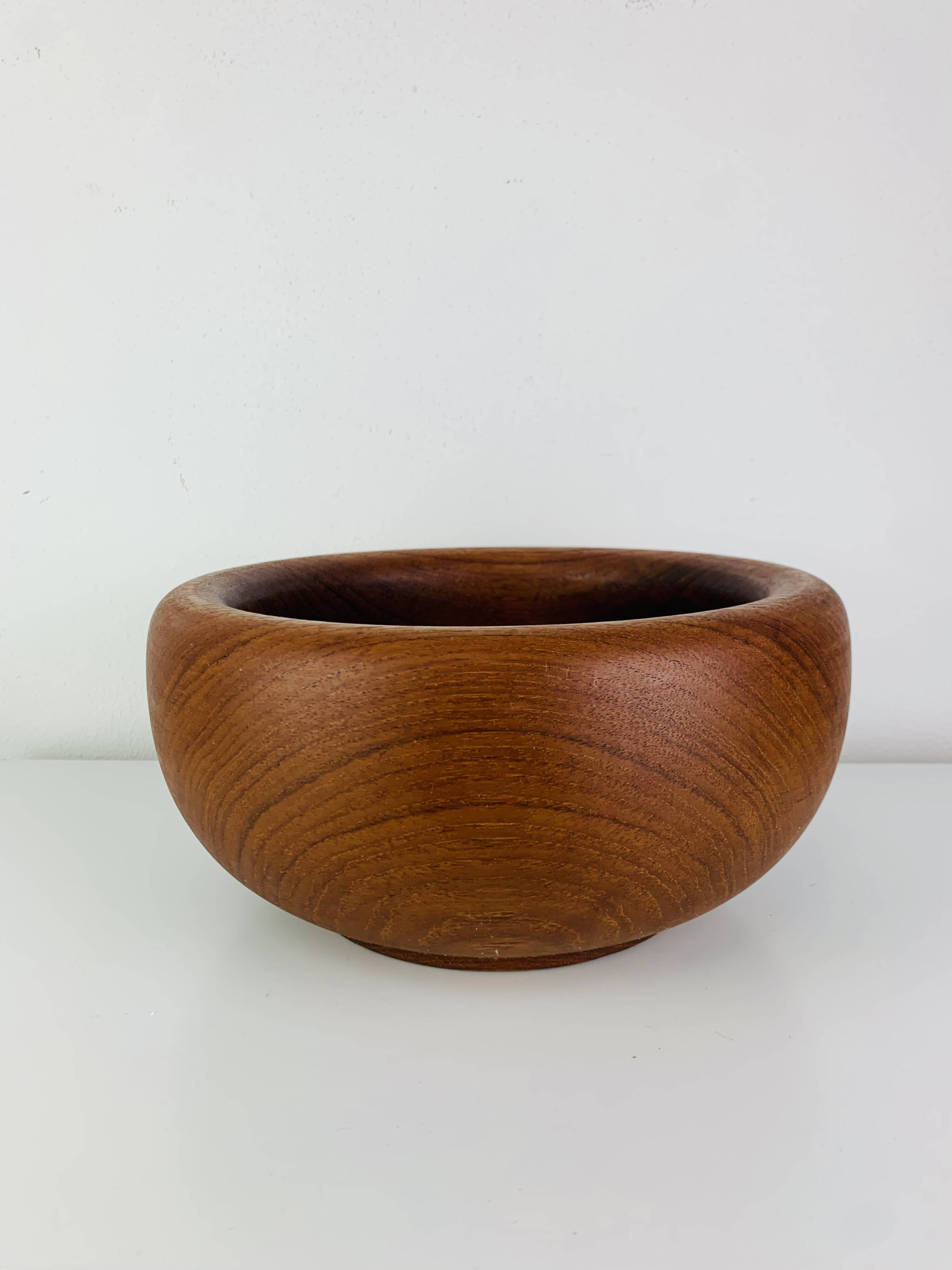 Danish teak fruit bowl, 1960s, Scandinavian.