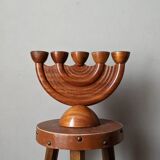 Antique candle holder handcrafted Scandinavian Nordic design