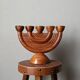 Antique candle holder handcrafted Scandinavian Nordic design