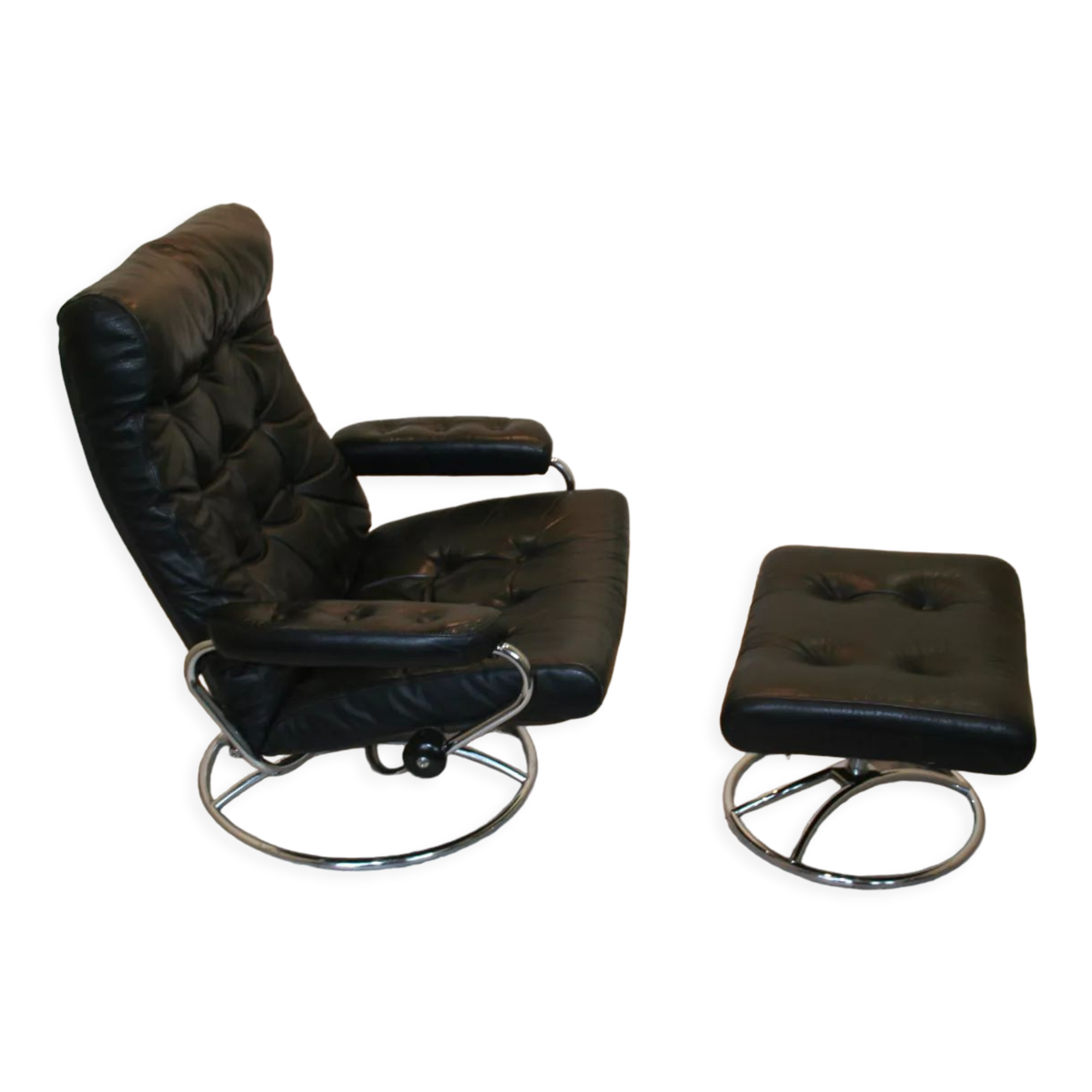 Vintage leather armchair