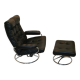 Vintage leather armchair