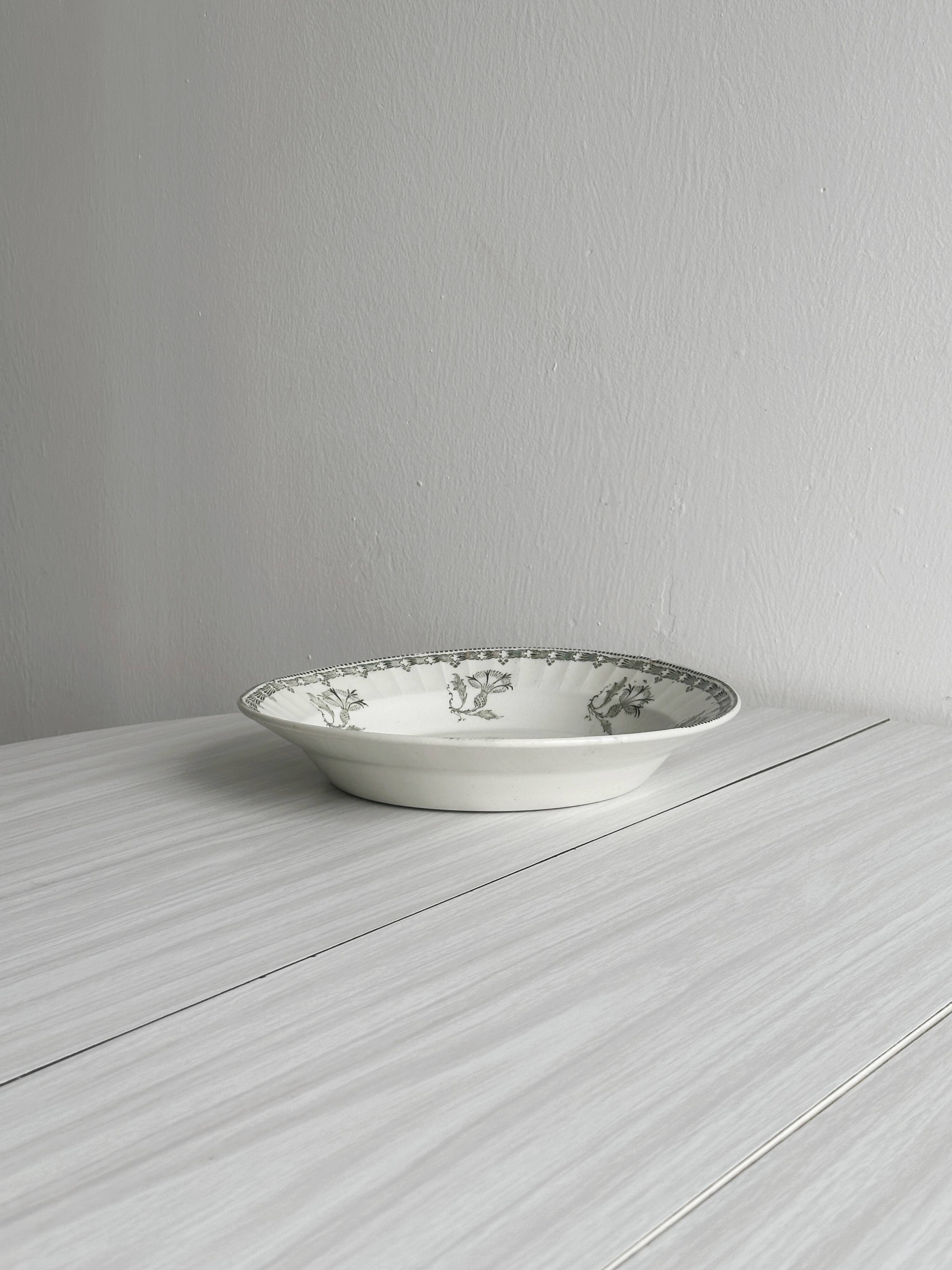 Antique ironstone dish