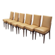 Set of six mahogany chairs, Italian design, 1960s, production: Italy