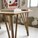 Vintage rattan meal table