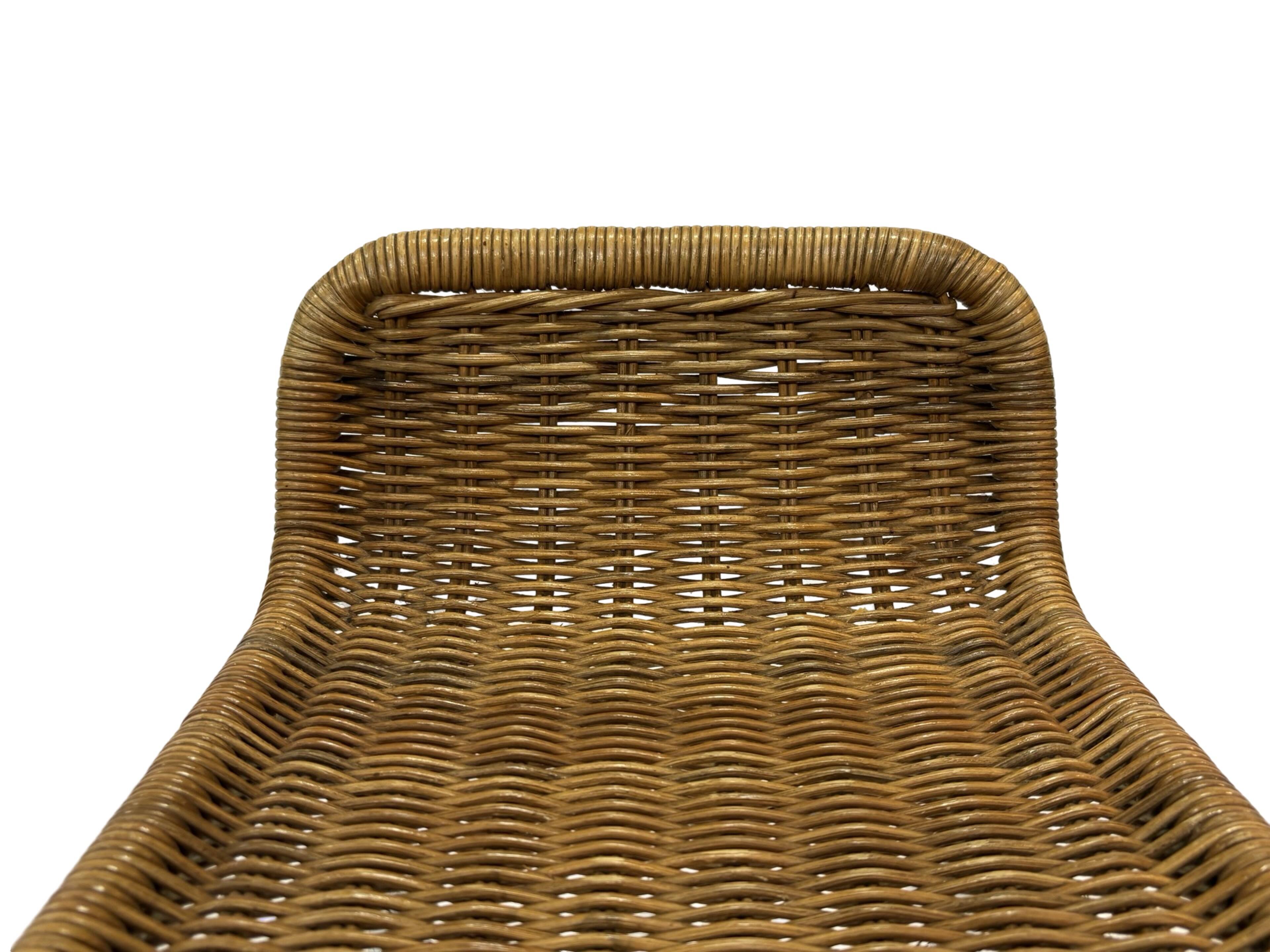 Set of 4 vintage bar stools Dirk van Sliedregt Rohe Noordwolde 1960's