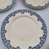 Set of 11 Dessert Plates Ter De Fer Salins Rivoli Model