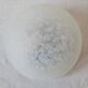 Speckled glass half-globe ceiling lamp