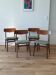 Set of 4 Scandinavian teak chairs – Model "Kristin" – 1960s
