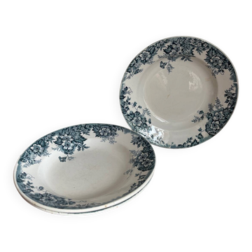 3 assiettes creuses Terre de Fer